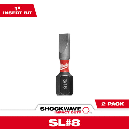 SHOCKWAVE Impact Duty 1" TORX T20 Insert Bits 2 Pack
