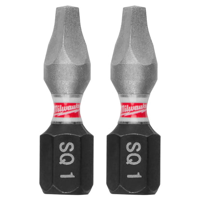 SHOCKWAVE Impact Duty 1" Slotted 3/16" Insert Bits 2 Pack