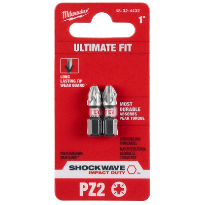 SHOCKWAVE Impact TORX T15 Insert Bits 2 Pack