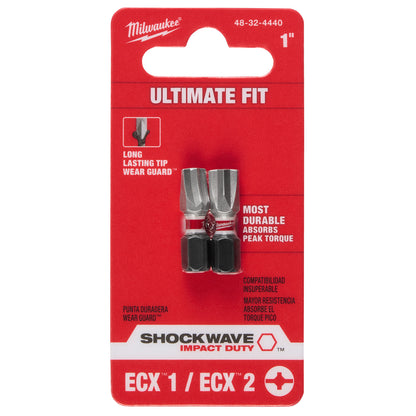 SHOCKWAVE Impact Duty 1" TORX T25 Insert Bits 2 Pack