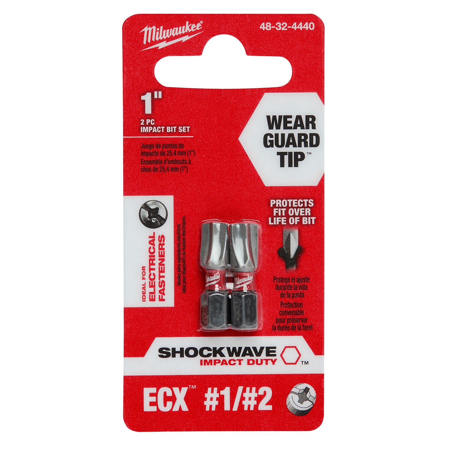SHOCKWAVE Impact Duty 1" TORX T25 Insert Bits 2 Pack