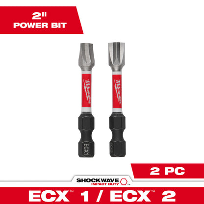 SHOCKWAVE Impact Duty 1" T40 INSERT BIT 2Pk