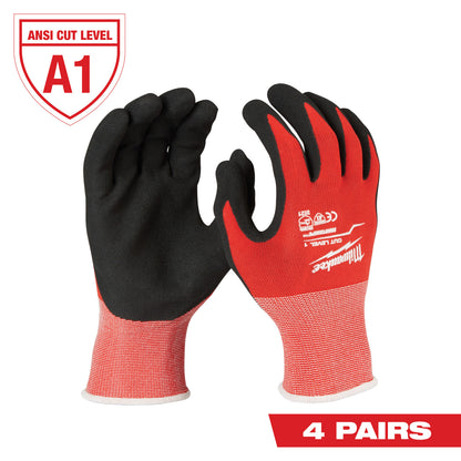 Gants enduits de nitrile de niveau 1 - S