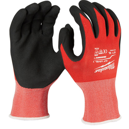 Gants enduits de nitrile de niveau 1 - XL