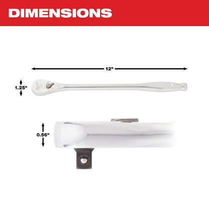 Clé à cliquet 3/8" Drive 12