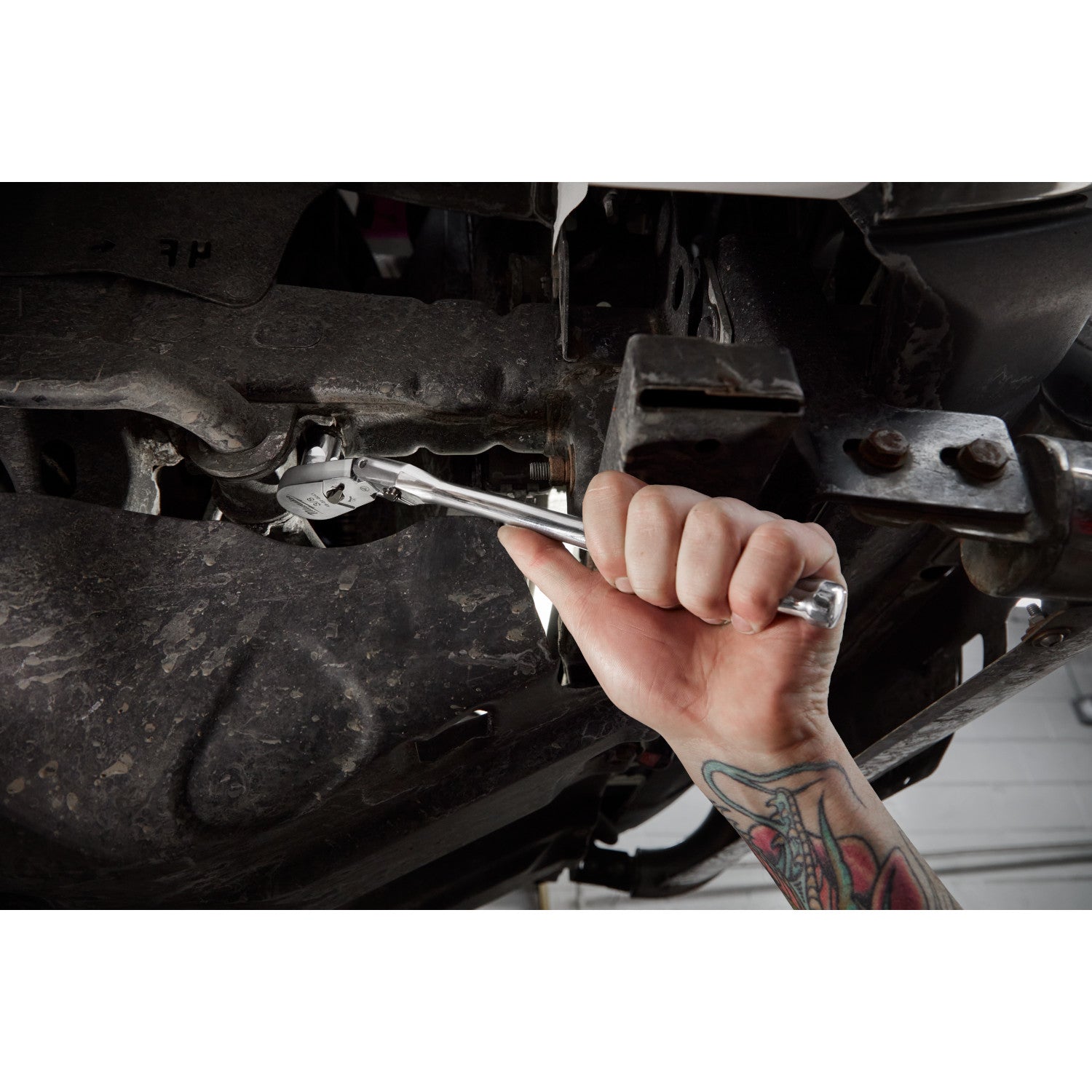 Clé à cliquet 3/8" Drive 12" Flex Head