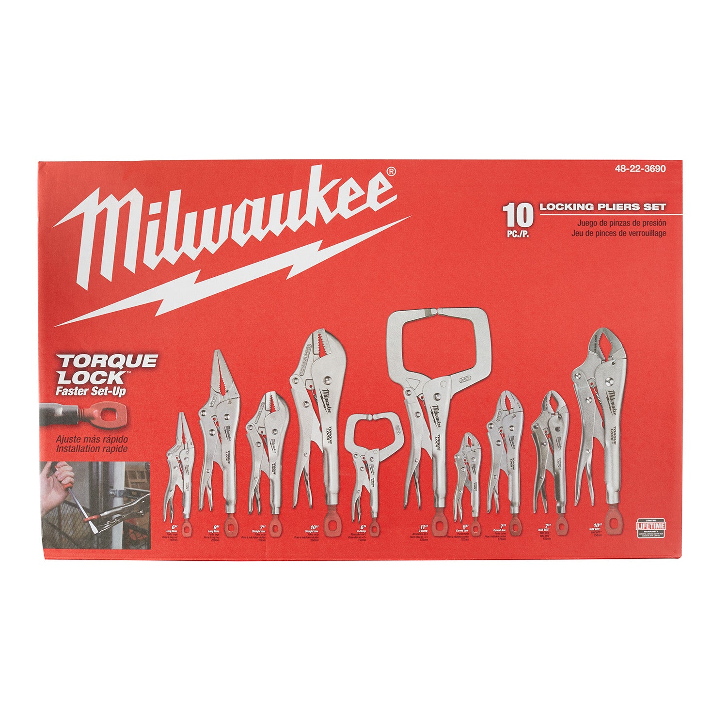 Kit de 10 pinces TORQUE LOCK&TRADE