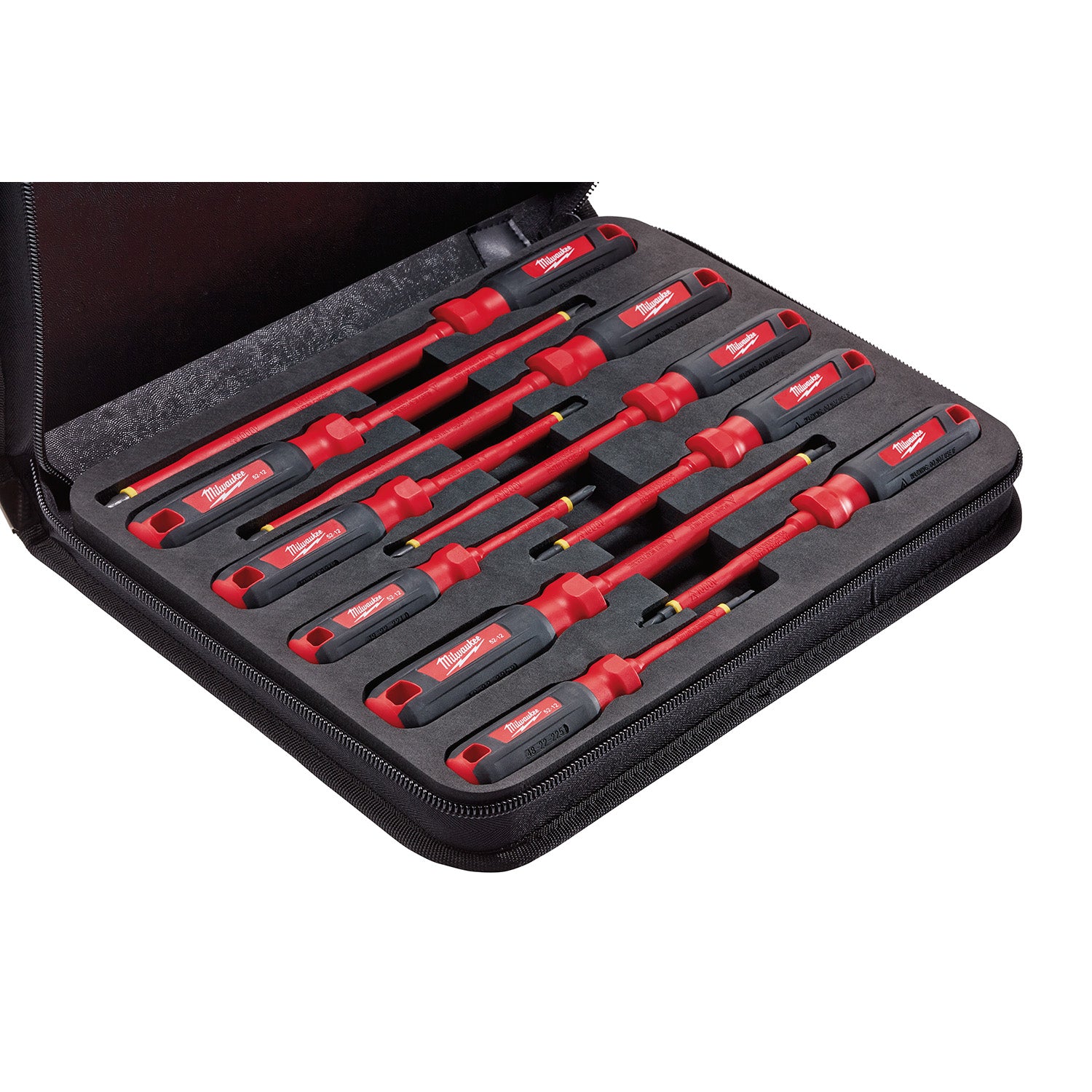 Jeu de tournevis isolés 10 PC 1000V avec étui en mousse EVA