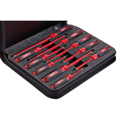 Jeu de tournevis isolés 10 PC 1000V avec étui en mousse EVA