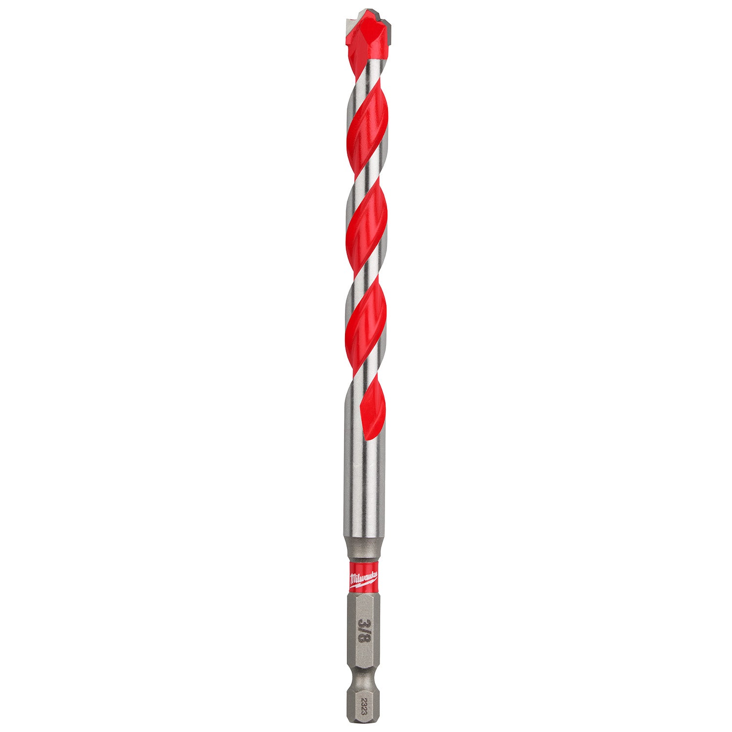 3/8" x 4" x 6" SHOCKWAVE Impact Duty Carbide Hammer Drill Bit with POWER TIP