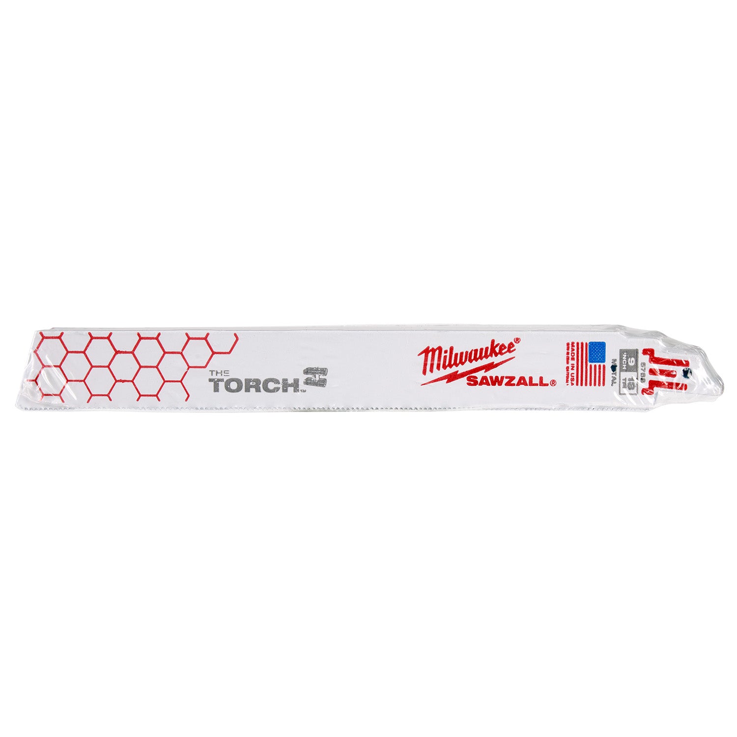 9" 18 TPI TORCH SAWZALL Blade for Medium Metal Bulk 25