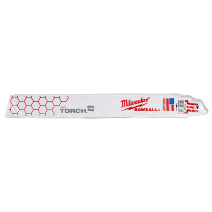 9" 18 TPI TORCH SAWZALL Blade for Medium Metal Bulk 25