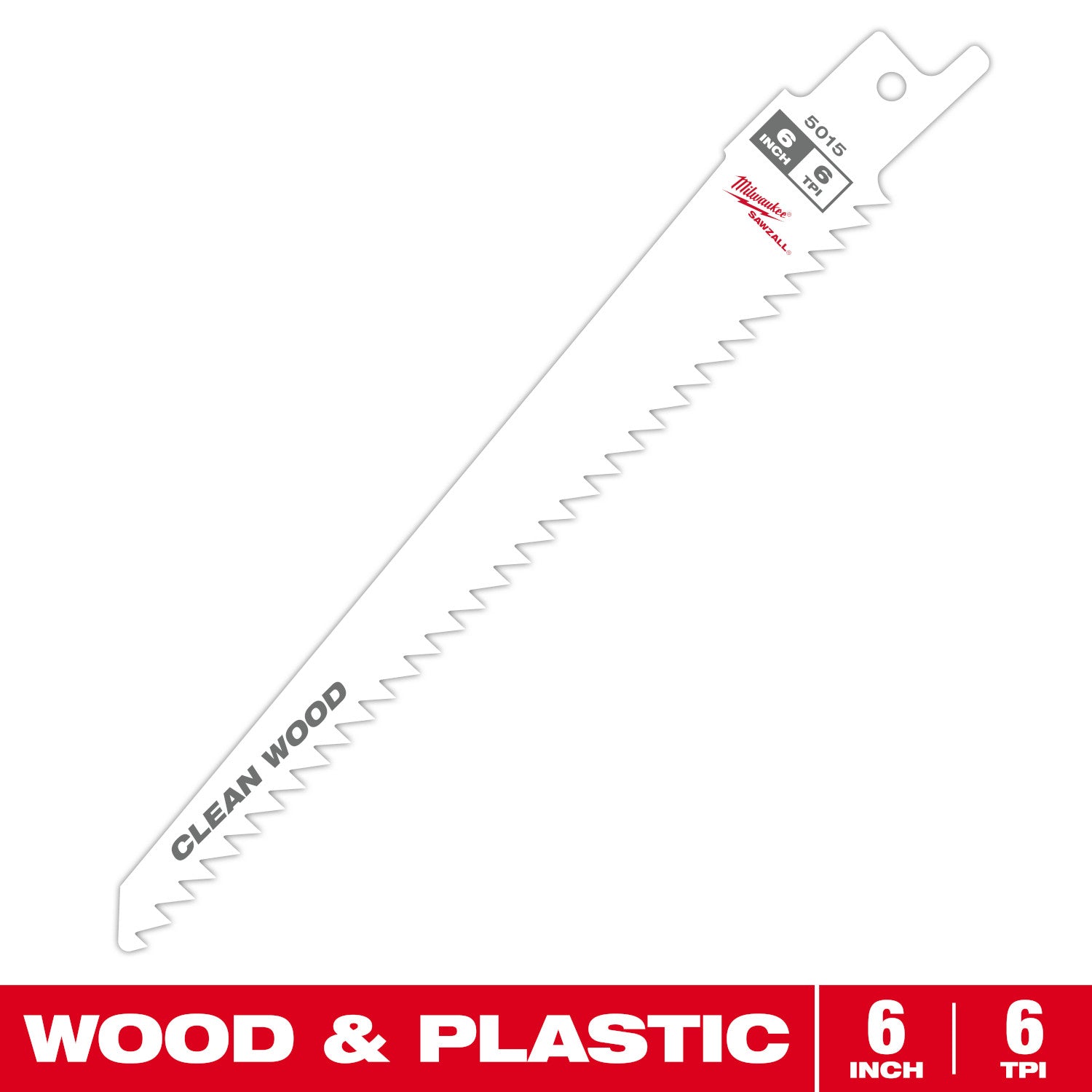 Lame SAWZALL 6" 6 TPI Fleam Ground - paquet de 10
