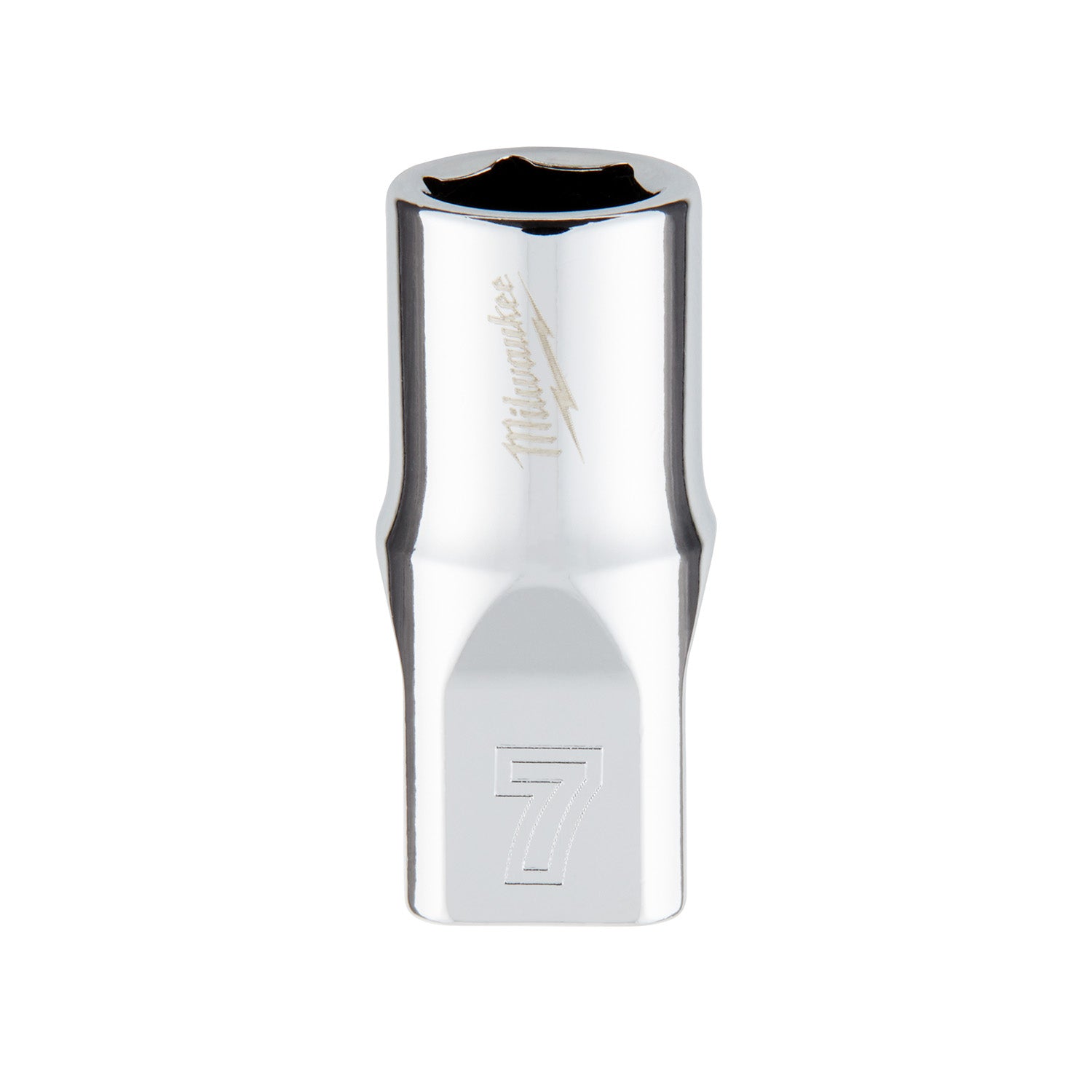 Douille métrique 7mm à entraînement 1/4" avec QUATRE COTES PLATES