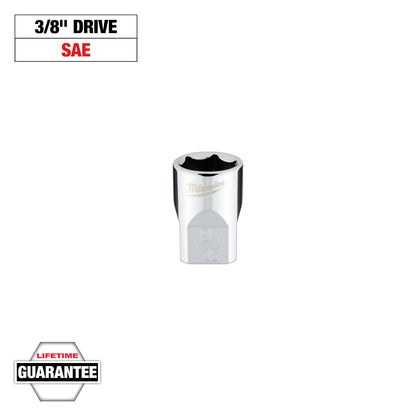 Douille SAE 9/16" 3/8" Drive avec QUATRE COTES PLATES
