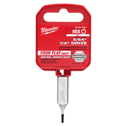 Clé à six pans creux de 5/64" avec entraînement de 1/4 po