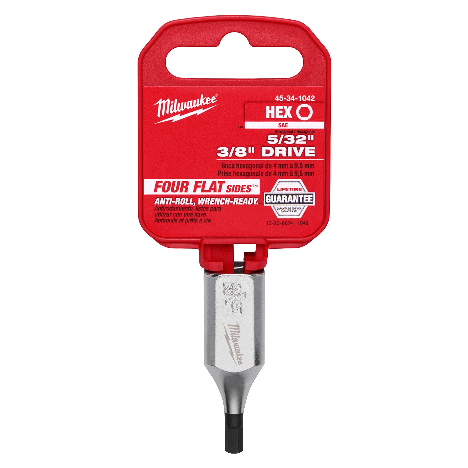 Clé à six pans creux 3/8" 5/32