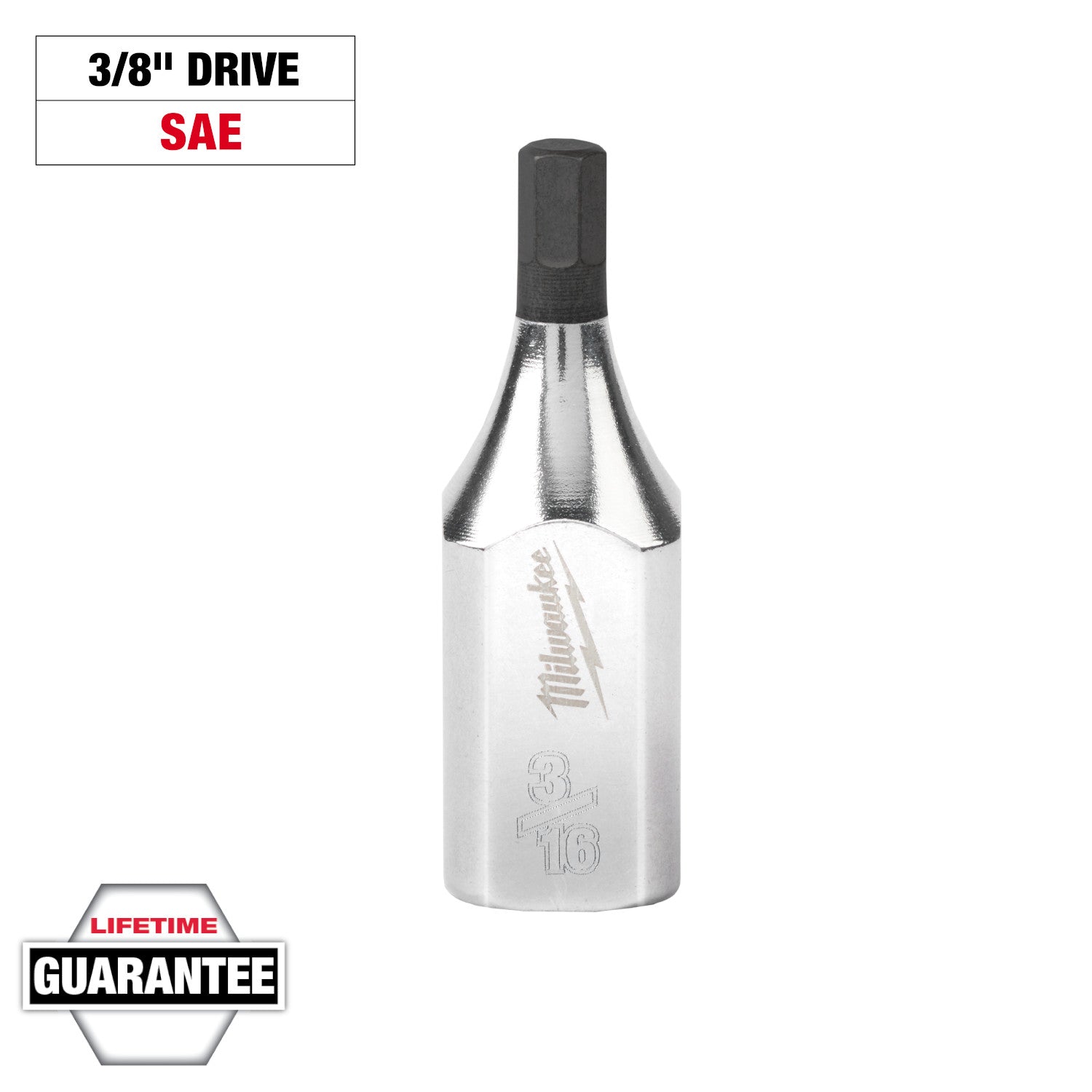 Douille 3/8" Drive 3/16" Hex Bit Socket