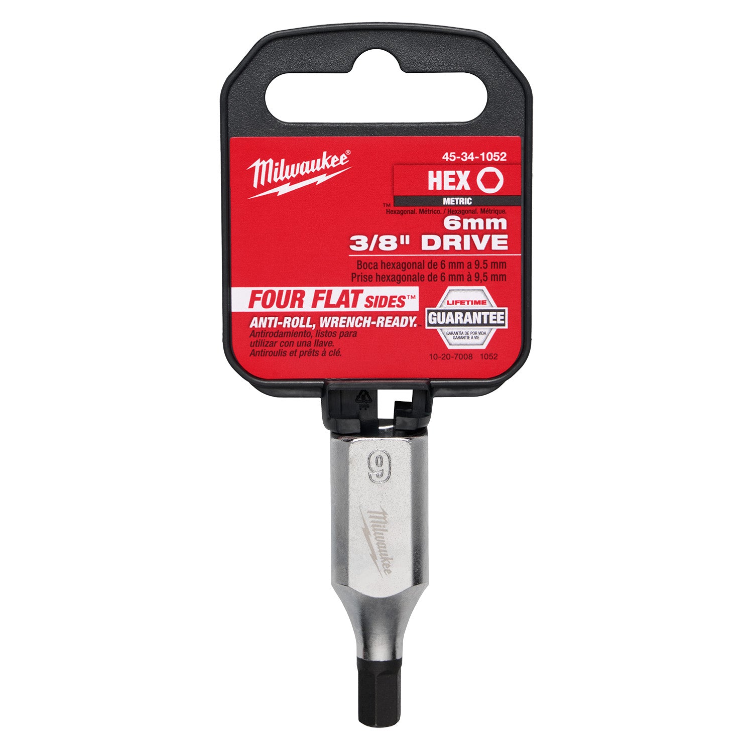 Douille à six pans creux 3/8" Drive 6mm