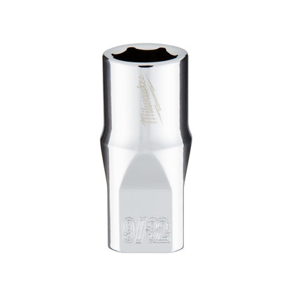 1/4" Drive 9/32" SAE Socket with FOUR FLAT Sides
