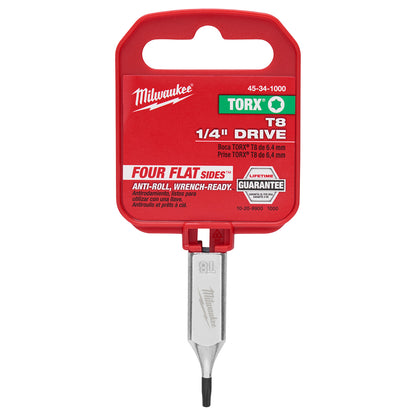 Douille à embout TORX T8 à entraînement 1/4