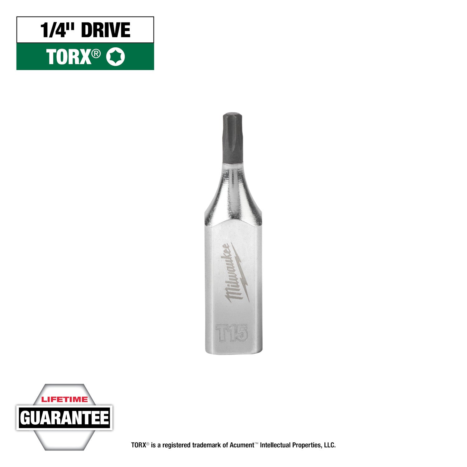 Douille à embout TORX T15 1/4" Drive