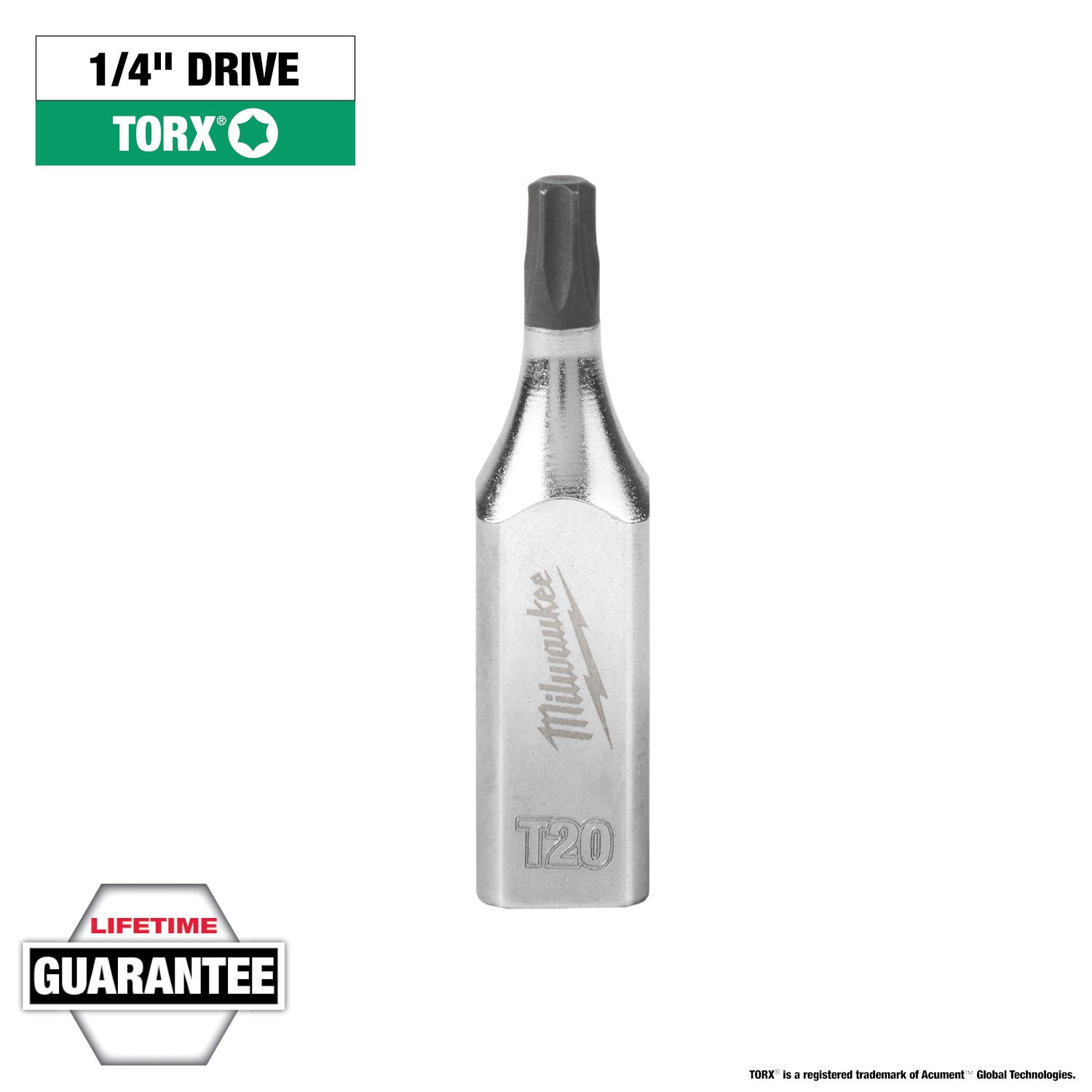 1/4" Drive T20 TORX Bit Socket