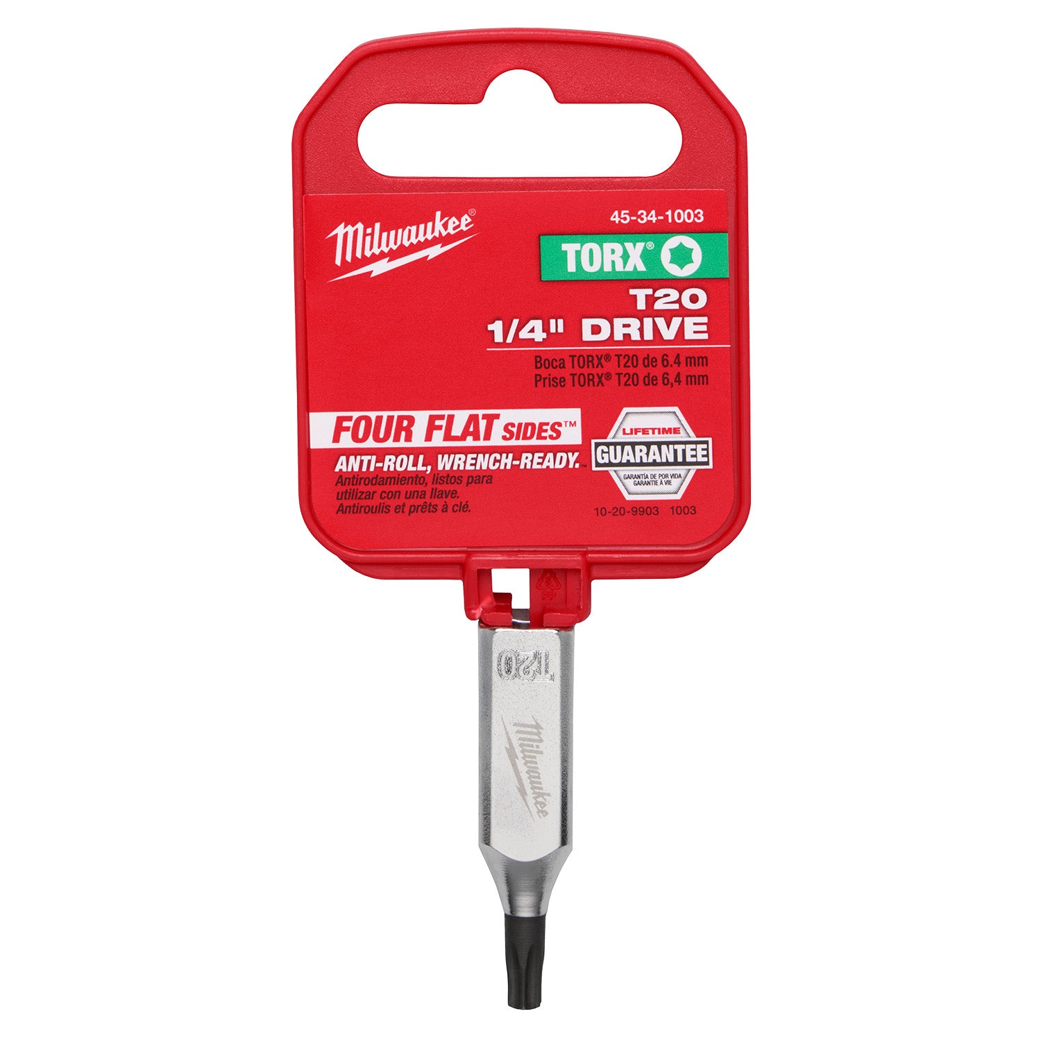 1/4" Drive T20 TORX Bit Socket