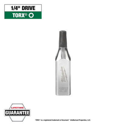 Douille à embout TORX T27 1/4" Drive