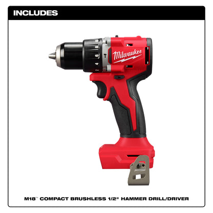 Perceuse-visseuse compacte sans balais M18 1/2