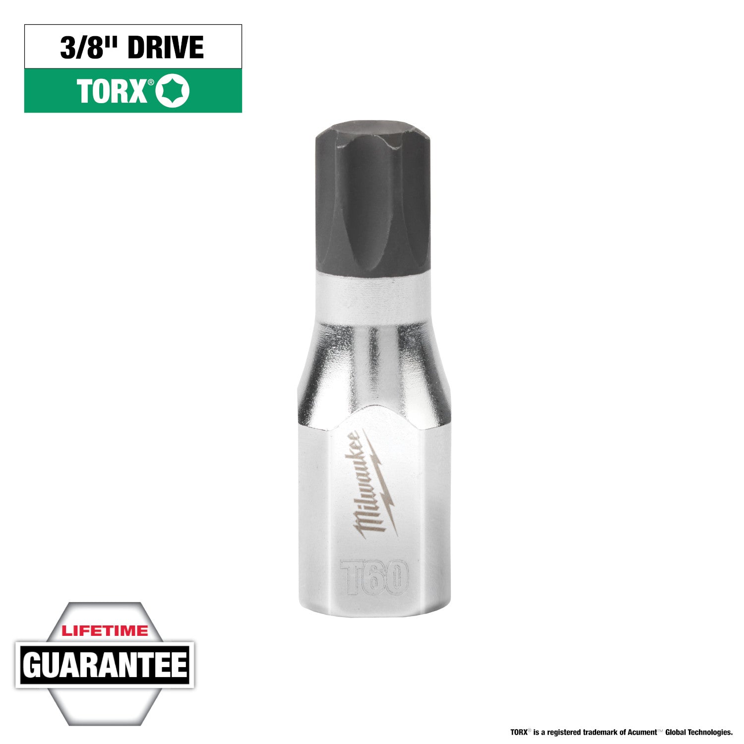 3/8" Drive T60 TORX Bit Socket