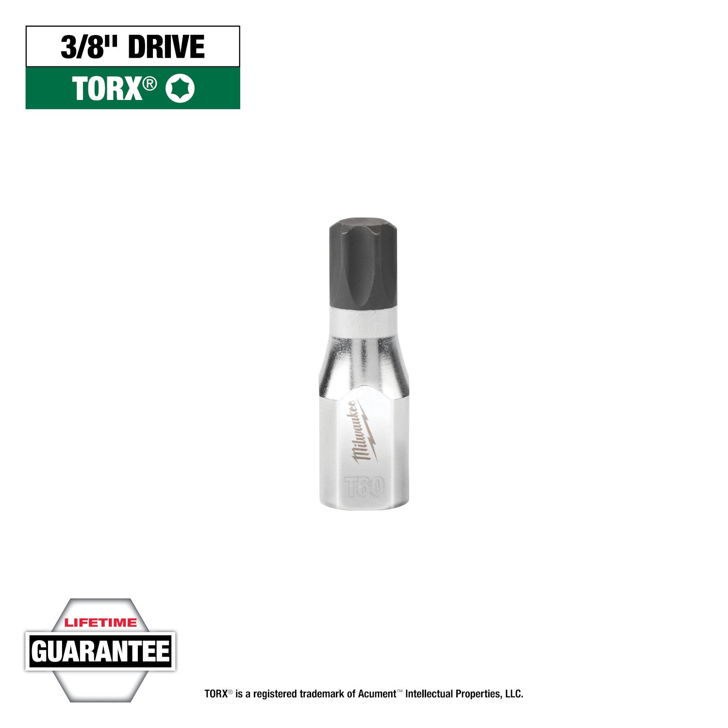 3/8" Drive T60 TORX Bit Socket