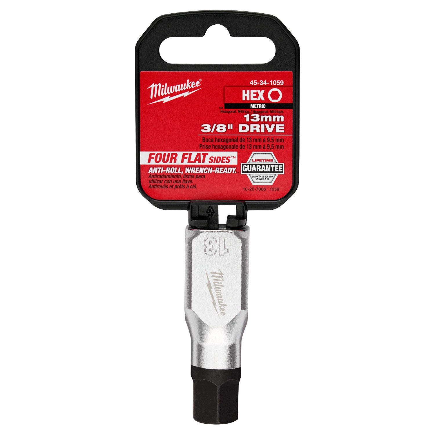 3/8" Drive 13mm Hex Bit Socket