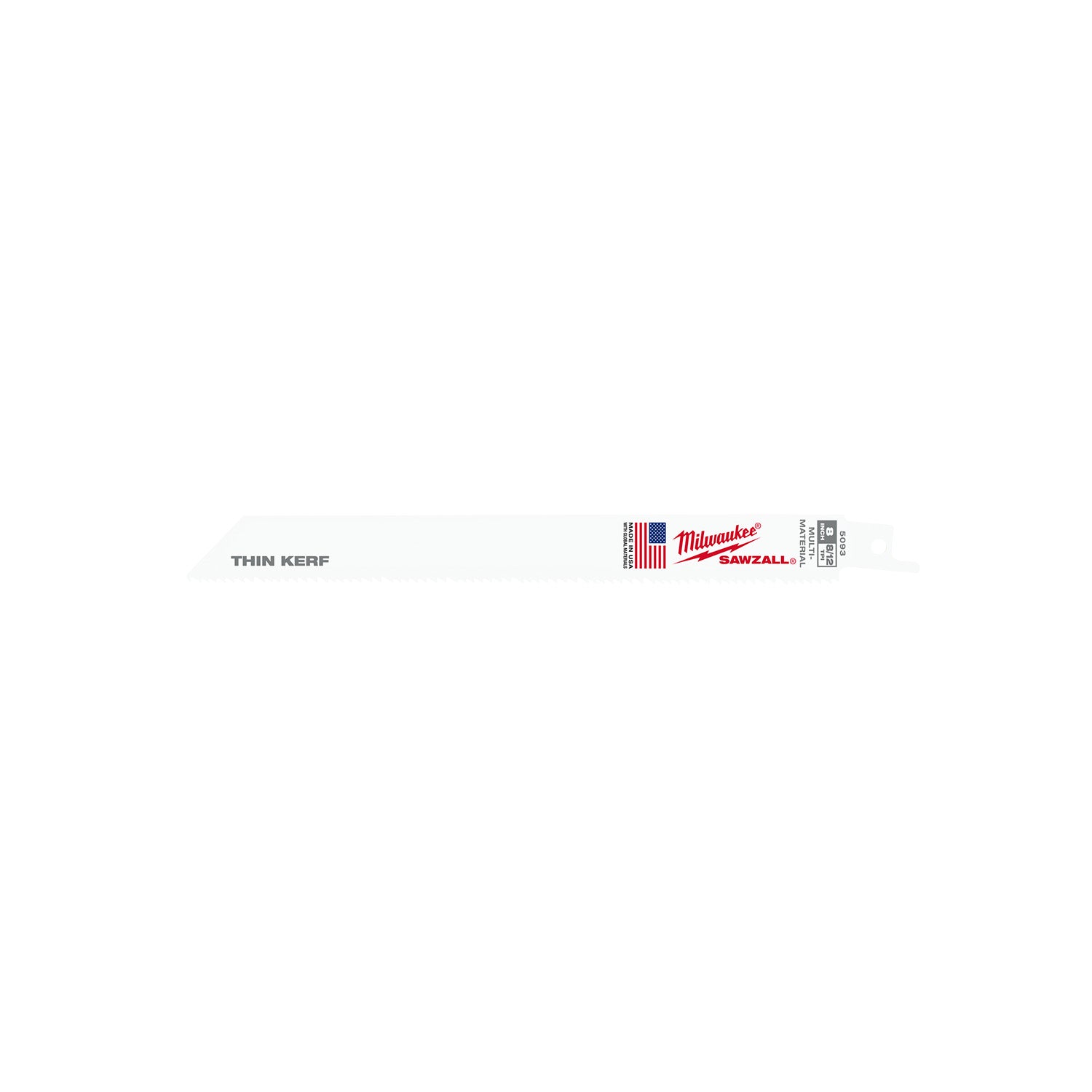 8" 8/12 TPI SAWZALL Blade for Multi-Material (5 PK)