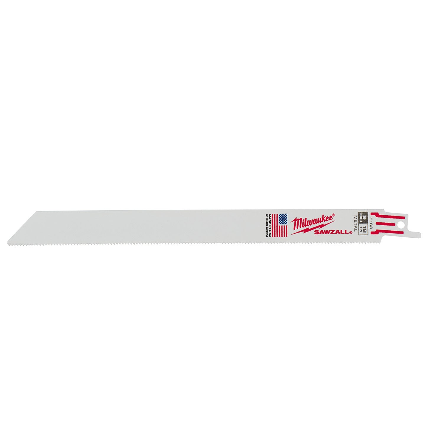 9" 18 TPI SAWZALL Blade for Medium Metal (5 PK)