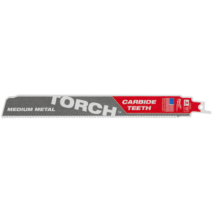 9" 10 TPI TORCH with Carbide Teeth SAWZALL Blade for Conduit and Strut (1 PK)