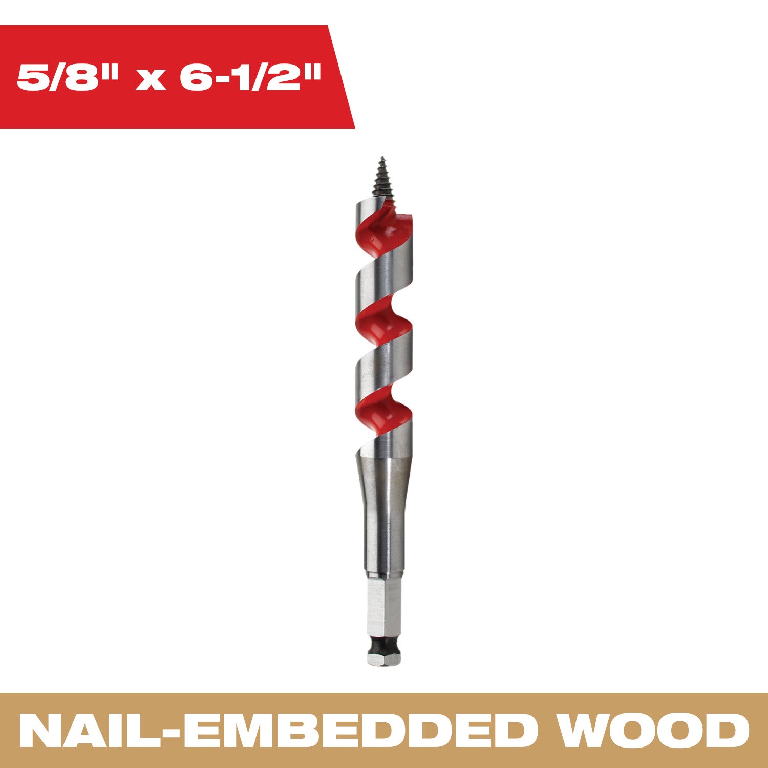 5/8" x 6-1/2" Auger Bit