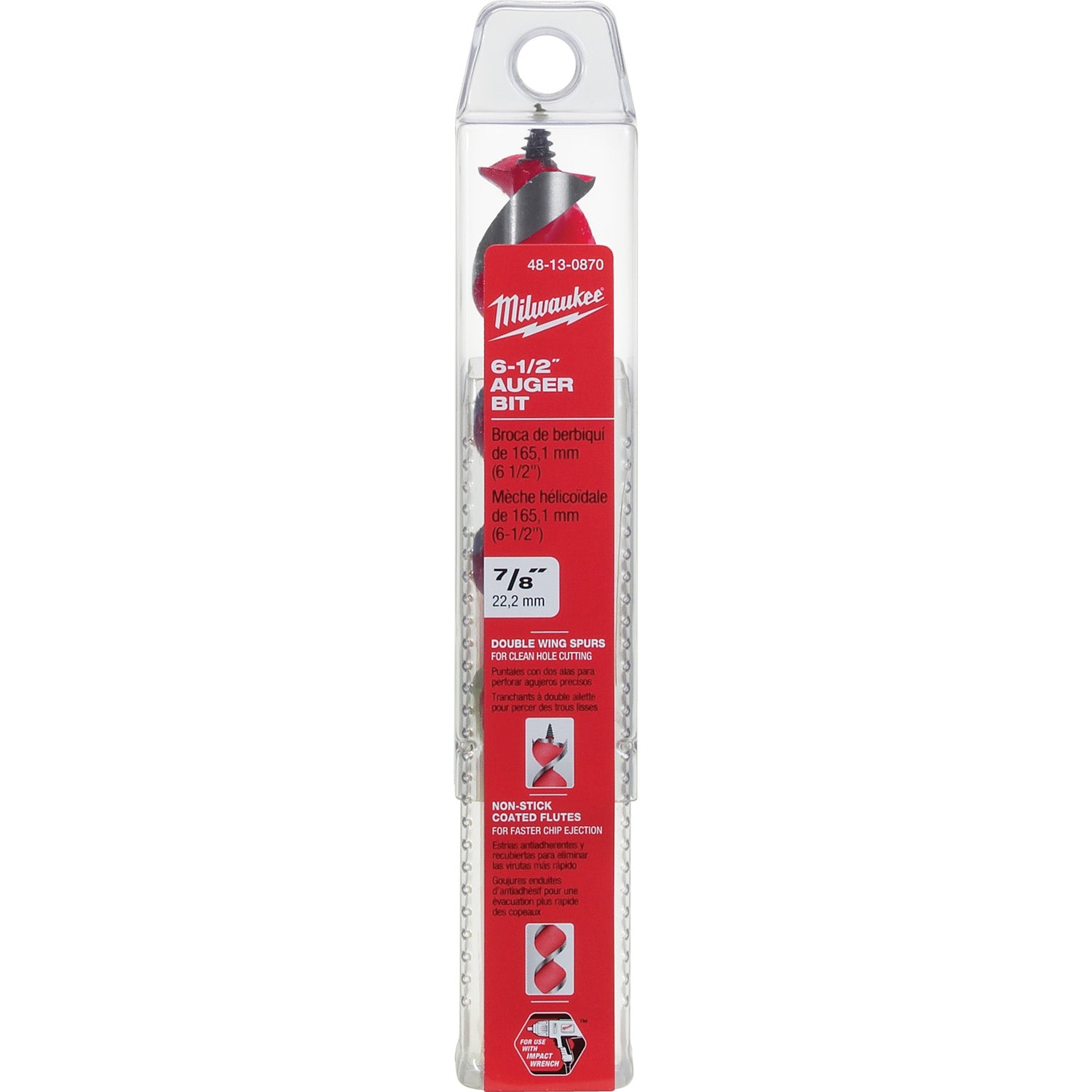 7/8" x 6-1/2" Auger Bit