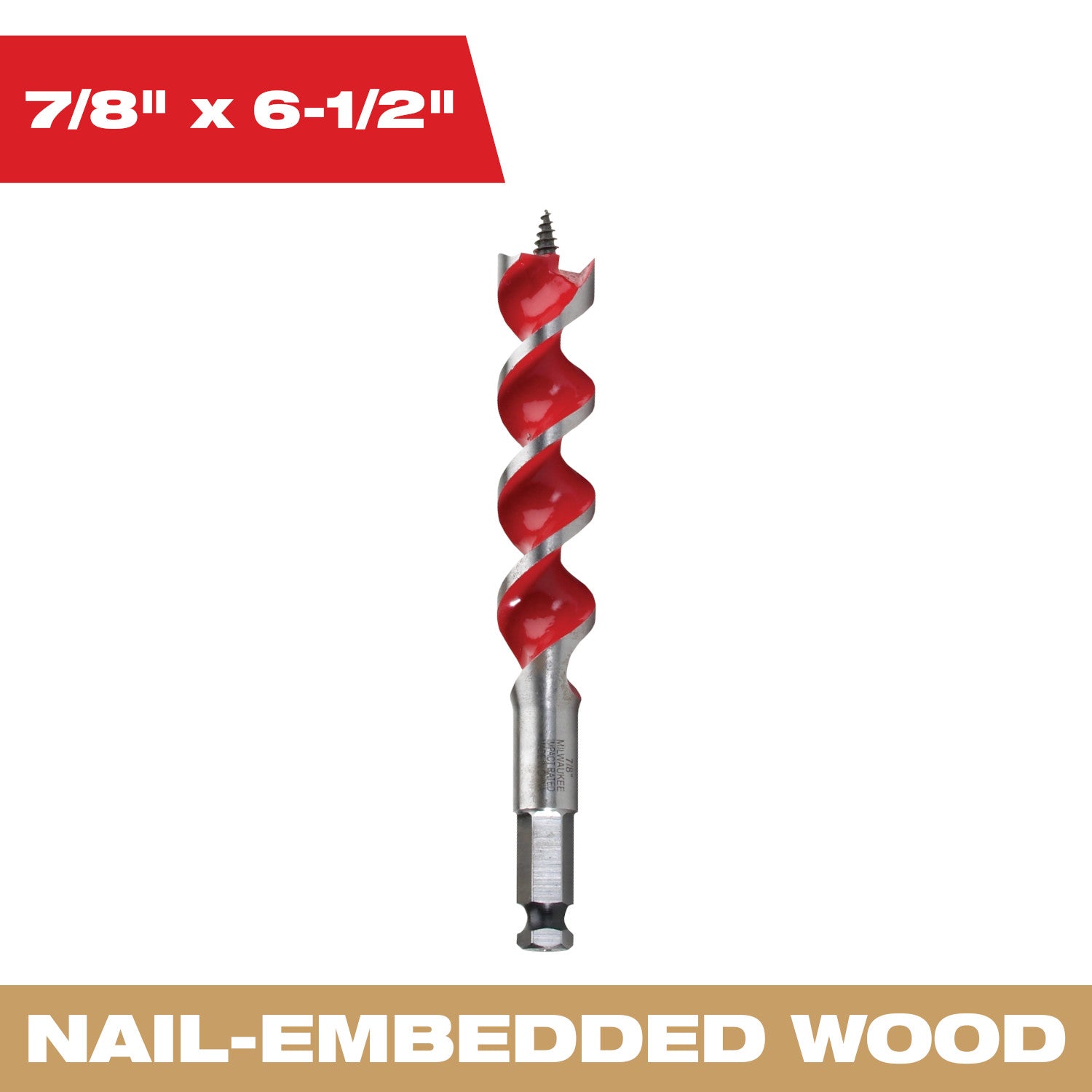 7/8" x 6-1/2" Auger Bit