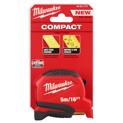 5m/16ft Compact Tape Measure