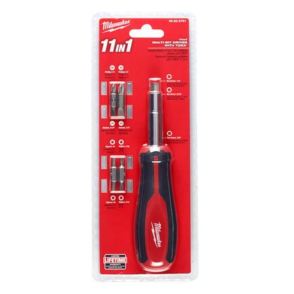 11in1 Multi-Bit Screwdriver W/SQ