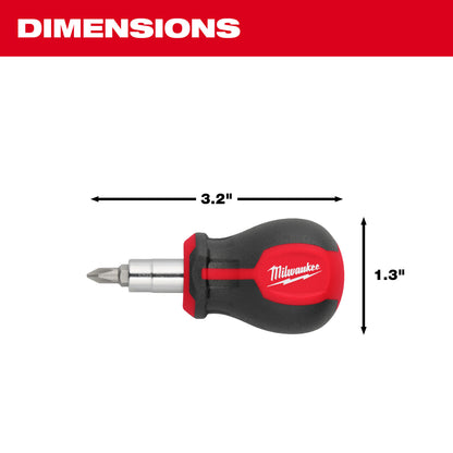 6-IN-1 Stubby Multi-Bit Screwdriver