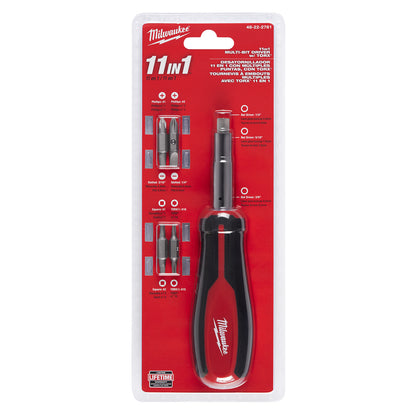 11in1 Multi-Bit Screwdriver W/SQ