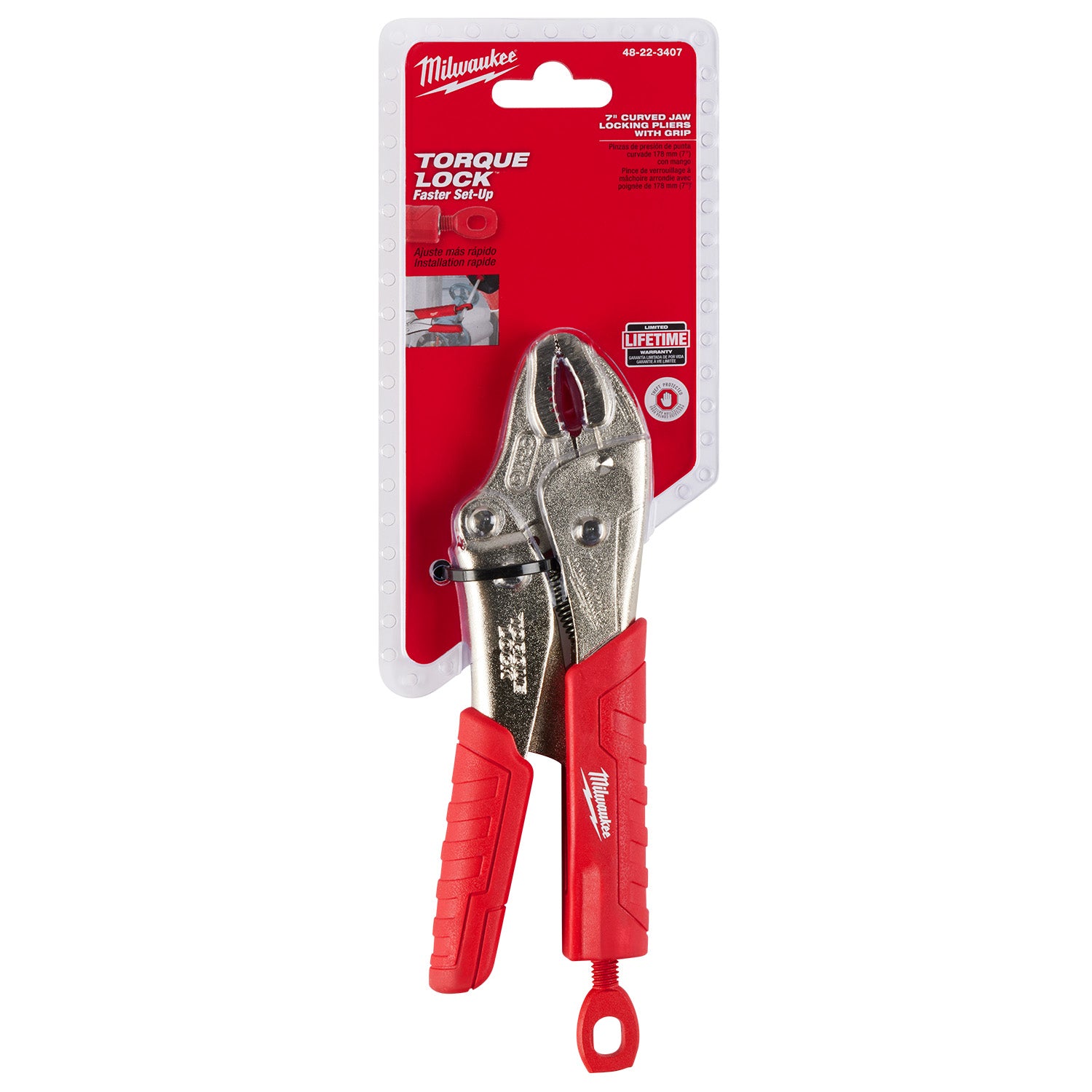 7" TORQUE LOCK Curved Jaw Locking Pliers