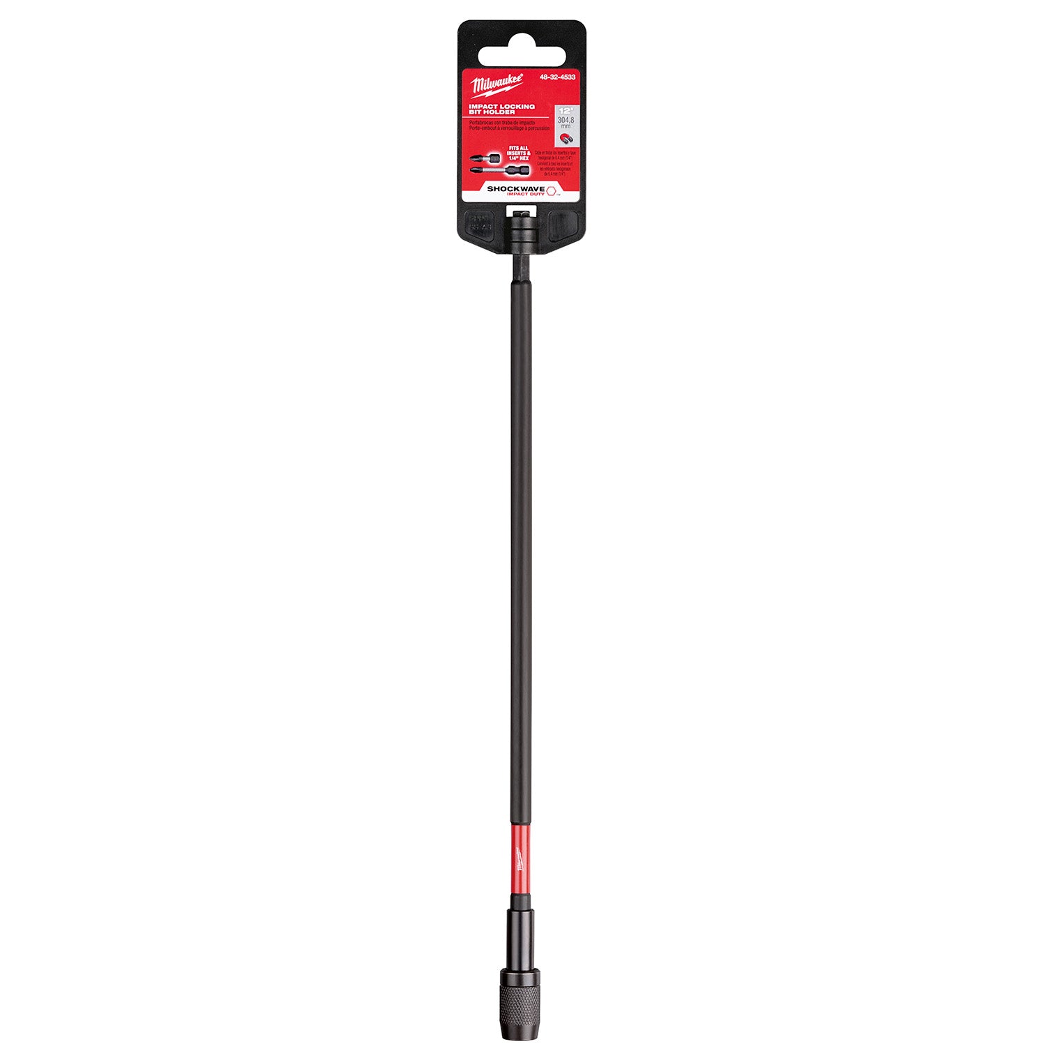 SHOCKWAVE Impact Duty 12"Locking Bit Holder
