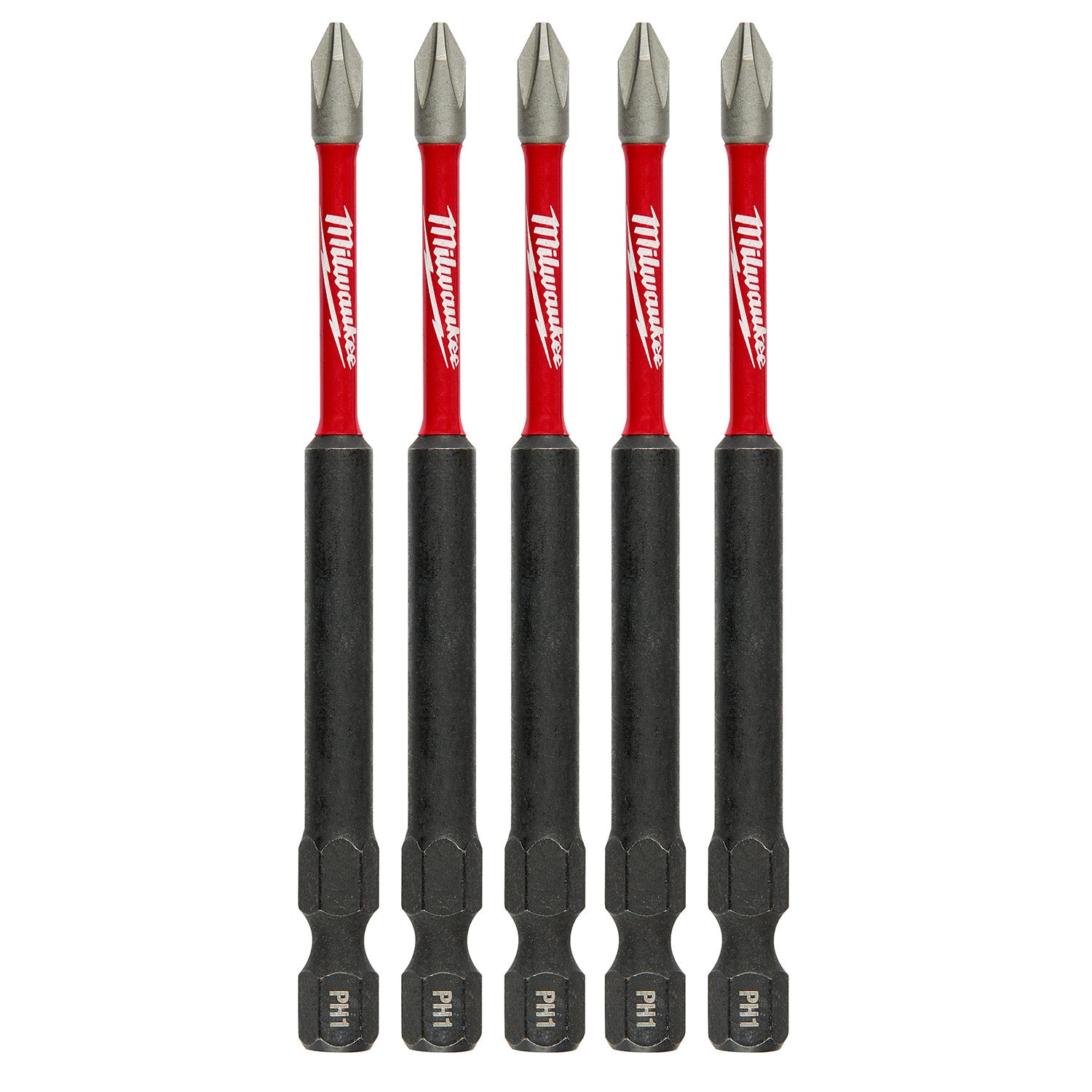 SHOCKWAVE Impact Duty 3-1/2" Phillips #1 Power Bits (5 PK)
