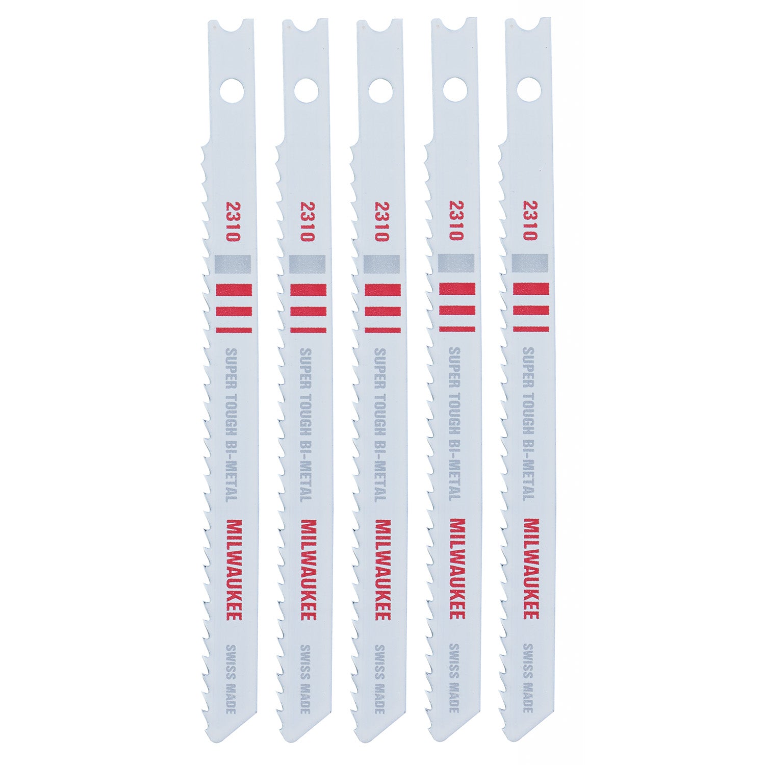 4" 10TPI U-Shank Multi-Material Bi-Metal Jig Saw Blades (5 PK)