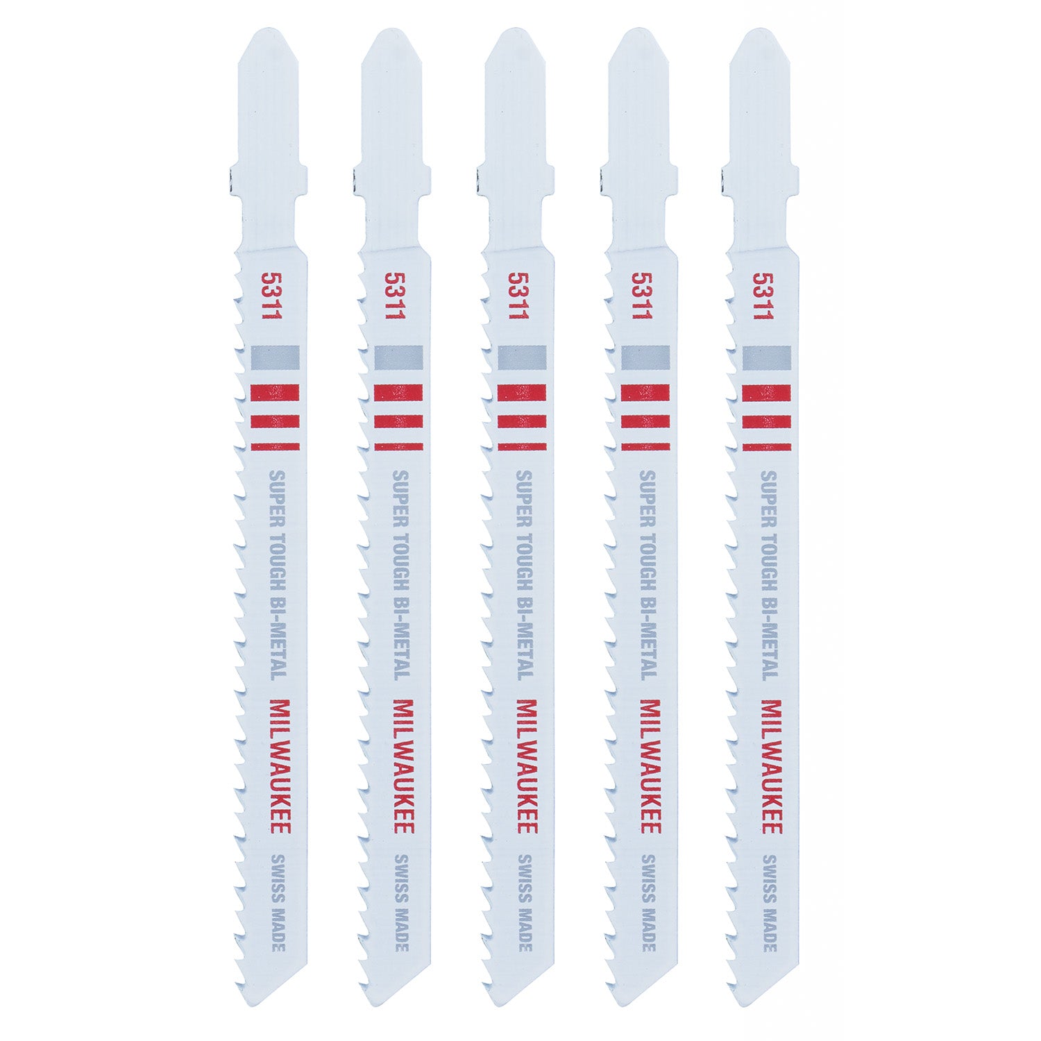 4" 10TPI T-Shank Wood Bi-Metal Jig Saw Blade (5 PK)