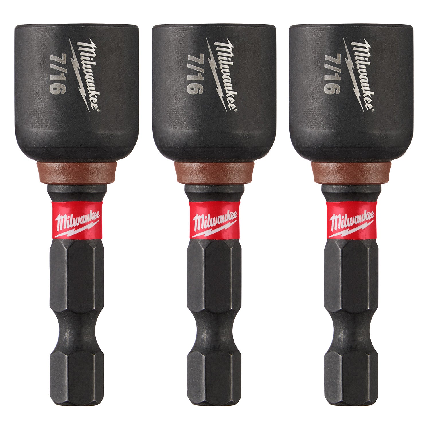 SHOCKWAVE Impact Duty 7/16” x 1-7/8” Magnetic Nut Driver (3 PK)