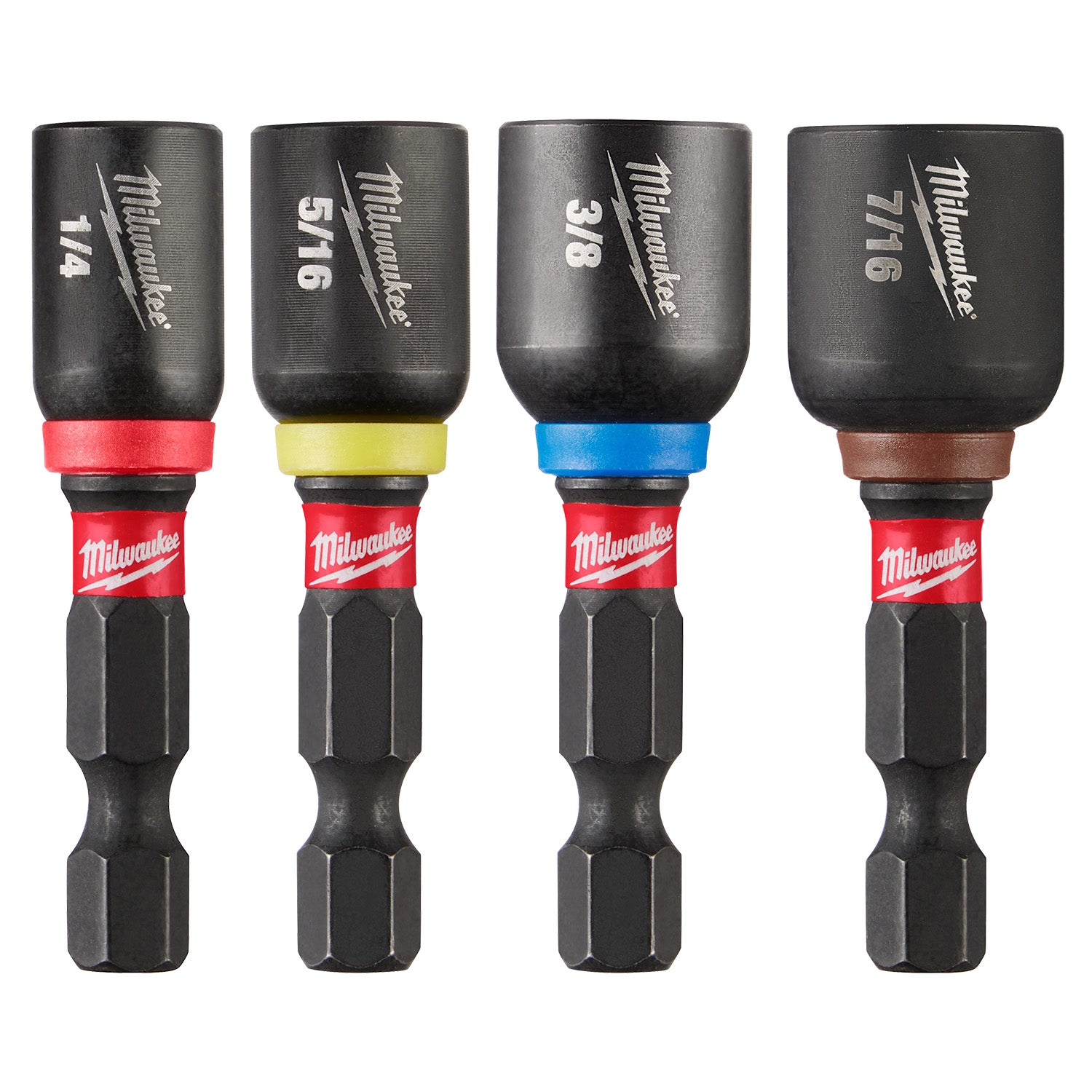4PC SHOCKWAVE Impact Duty 1-7/8" Magnetic Nut Driver Set